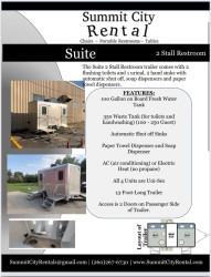 Luxury Restroom Trailer - 2 Stall