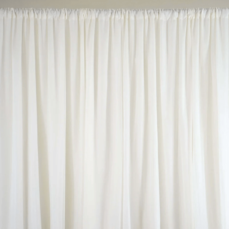 Drape - Polyester 16 Foot White