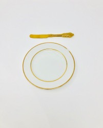 King Arthur Flatware Rental - All Gold